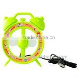 Supply Creative Fashion Fan Shape Alarm Clock