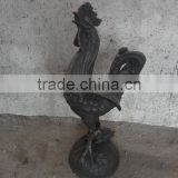 indoor decoration cast iron rooster animals statue