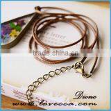 Unisex Fashion Natural Real Dried Flower Round Glass Pendant Necklace New Jewelry thumbnail-4