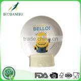 Natural Decal Design Ecological Bamboo Fiber Kids Dinnerware Sets thumbnail-3