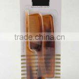 3PC Amber Transparent Plastic Hair Brush/comb thumbnail-1