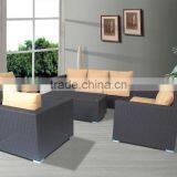 Aluminum Frame Garden Furniture Rattan Sofa thumbnail-6