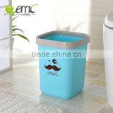Emc Plastic Trash Waste Bins, 18L Square Shape Plastic Trash Bins thumbnail-4