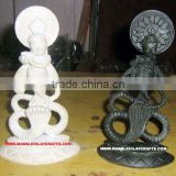 Italian Marble Krishna Statue With Snake
