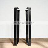 40 Inch Iron Black Matt Coated Flat Steel Bar Table Leg thumbnail-3