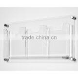 High Quality Custom Wall Mount Acrylic Document Holder