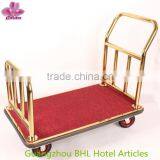 Stainless Steel Luggage Trolley Hand Cart for Hotel Lobby XL-1 thumbnail-2