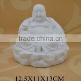 White Porcelain Buddha Statue Fragrance Oil Burner With Tealight Candle thumbnail-3