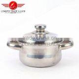 High Quality 3pcs European Style Stainless Steel Cooking Pot thumbnail-2
