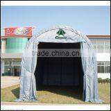 Round Roof Portable Car Shelter , Fabric Car Port, Movable Car Garage , RV Shelter thumbnail-3