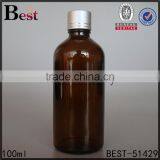 Essential Oil Amber Glass Vial Cosmetic 100ml Amber Glass Vial thumbnail-6