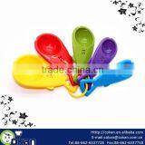 New Design Fish Shape 5pcs Plastic Measuring Spoon Set CK-S120