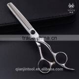 Black Screw Polishing Silver Professional Hair Thinning Scissors thumbnail-1