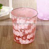 Fashional Style Top Quality Flower Print Popular Used in the Household Dustbin Storage Box thumbnail-5