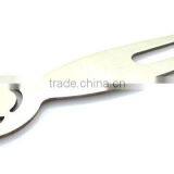 Custom Blanks Steel Metal Smile Face Fruit Fork thumbnail-2