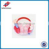 Brown Plush Star Fluffy Earmuff Headphone thumbnail-1