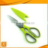 PP+TPR Handle Hot Sale Kitchen Scissor With Magnetic Safety Cap thumbnail-2