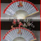 2014 New Style Bamboo Cloth Craft Folding Fan thumbnail-1