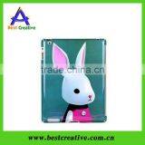 Rabbit Pattern Plastic Case for Ipad2 New Ipad thumbnail-1
