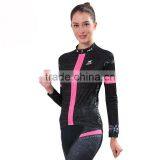 Wholesale Women Cycling Wear Jersey+trouser Long Sleeve Bicycle Sets Bike Clothes Custom Cycling Jersey Set Sublimation thumbnail-5