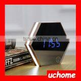 UCHOME Factory Supply DIY Projection Mirror LED Digits Clock With Back Lights thumbnail-5