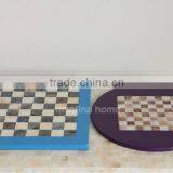 Lacquer Mother of Pearl Chess Board thumbnail-1