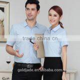 2017 Latest Design Formal Shirt for Men Curved Hemline Classic Formal Shirt Wholesale thumbnail-4