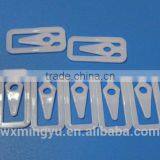 Rectangular White Shirt Clips