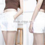 New Hot Fashion Solid White Shorts Women/High Waist Lady Summer Women Shorts thumbnail-1