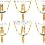 Silver Plated Lovely Fish Family Jewelry Sets Necklace Bracelet Earrings Turquoise Jewelry Sets For Girls thumbnail-5