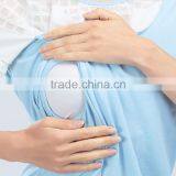 Nursing Top Short Sleeve Maternity Breast Feeding Tops Tanks for Pregnant Women thumbnail-3