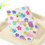 S33343W Infant Baby Bib 100% Cotton Absorbent Bandana Dribble Bib With Adjustable Snaps thumbnail-3