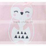 Puff Printing Cute Pink Crew Neck Baby Girls Long Sleeves T-shirt thumbnail-6