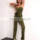 Runwaylover 010 Ladies 2017 Sexy Strapless Playsuits thumbnail-2