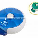 Push-It Pill Dispenser - Has a Push Button Center to Rotate Daily Dosage of Tablets or Capsules and Comes With Your Logo thumbnail-1