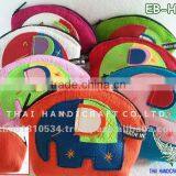 Mini Thai Handmade Coin Elephant Wallet Money Bag Small Bag thumbnail-1