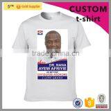 2016 NEW PRODUCT Custom Cheap White Cotton Campaign Election T-shirt thumbnail-2
