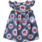 Wholesale designer baby clothes from china girls summer fly sleeve skirt clothing outfit