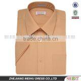 Men's Khaki T/C Dress Short Sleeve Shirts thumbnail-1