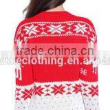 Ugly Christmas Vintage Reindeers Women Cashmere Jumper Sweater thumbnail-6