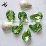 Fancy Stone Glass Rhinestone 18x25mm Tear Drop Gemstone For Decoration thumbnail-1