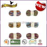 Charmkey Mixed Color Euro Baby Yarn 100% Polyester Textured Yarn for Baby Sweater thumbnail-4