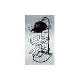 3 Tier Sign Hold Wire Display Racks / Shelving for Show Sport Caps Countertop Display