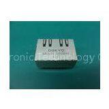 2 Port 1000m 10 Pin Rj45 Connector Tab-Down With Internal Magnetics thumbnail-1