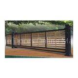 Wooden Automatic Sliding Gates , Residential Trackless Cantilever Gate
