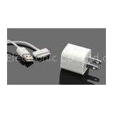 White Iphone Cell Phone Accessories , Charger And USD Charging USB Cable Pack For Iphone 4s thumbnail-1