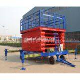 Hot Sale Four Wheel Moving Type Scissor Lift Platform