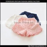 Wholesale Baby Girls Lace Sequin Cotton Shorts Childrens Boutique Clothing