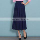 Pictures Of Ladies Long Pleated Chiffon Skirts Long Maxi Skirts For Women thumbnail-4