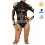 Mix Color Leather Xxxl Pvc Catsuit thumbnail-3